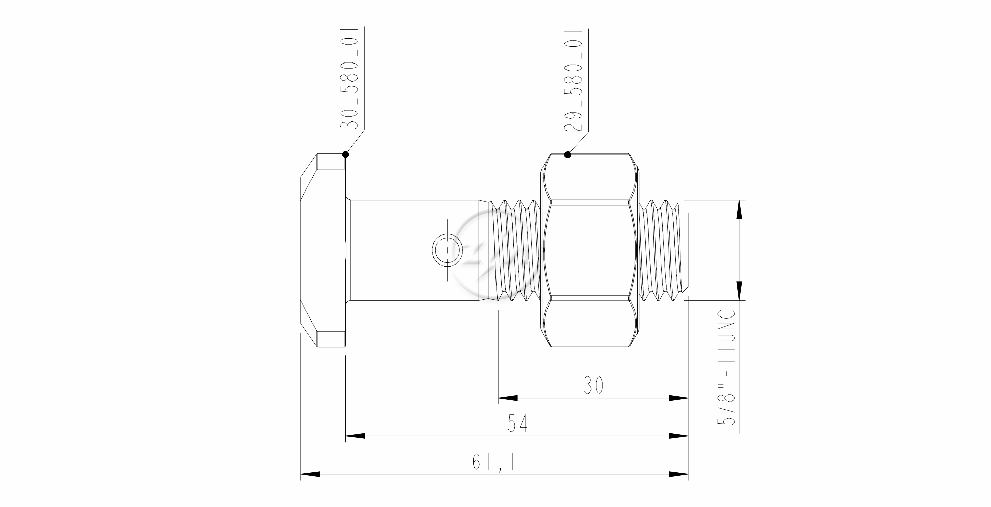 ZM 40.580.01 - Conjunto Parafuso de Roda - TRA
