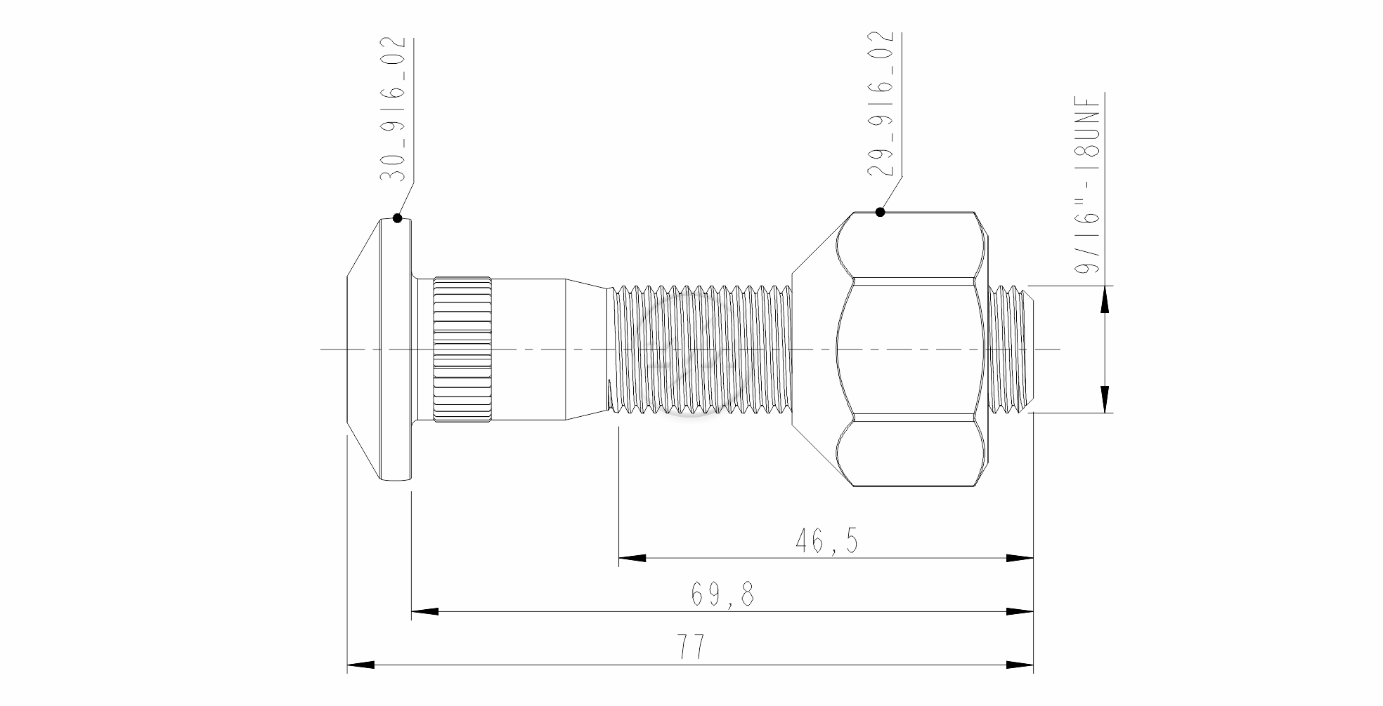 ZM 40.916.02 - Conjunto Parafuso de Roda - TRA