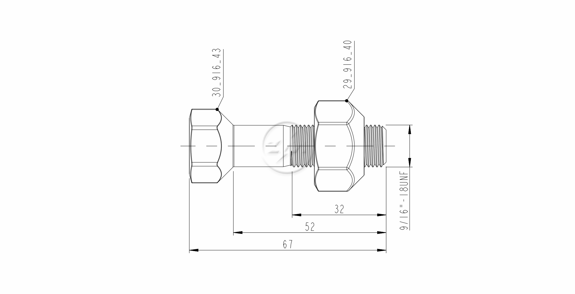 ZM 40.916.43 - Conjunto Parafuso de Roda - DIA