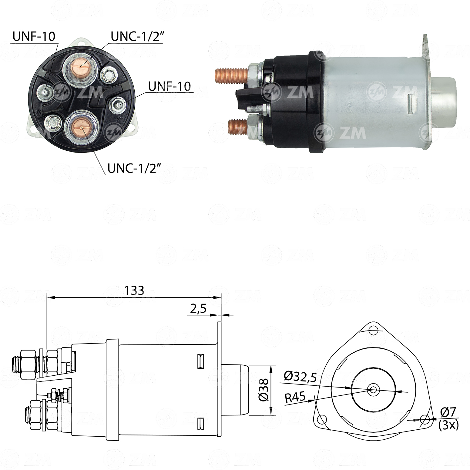 Relé de Partida ZM 462 ZM 462