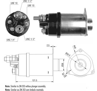 Relé de Partida ZM 463 ZM 463