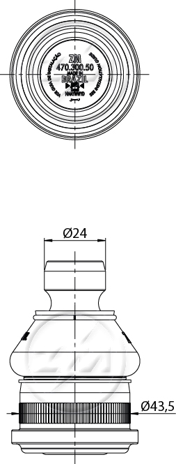 ZM 470.300.50 - Pivô de Suspensão