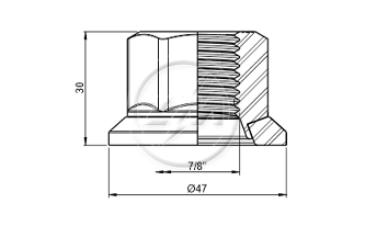 ZM 529.780.01 - Porca de Roda