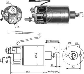 Relé de Partida ZM 661 ZM 661