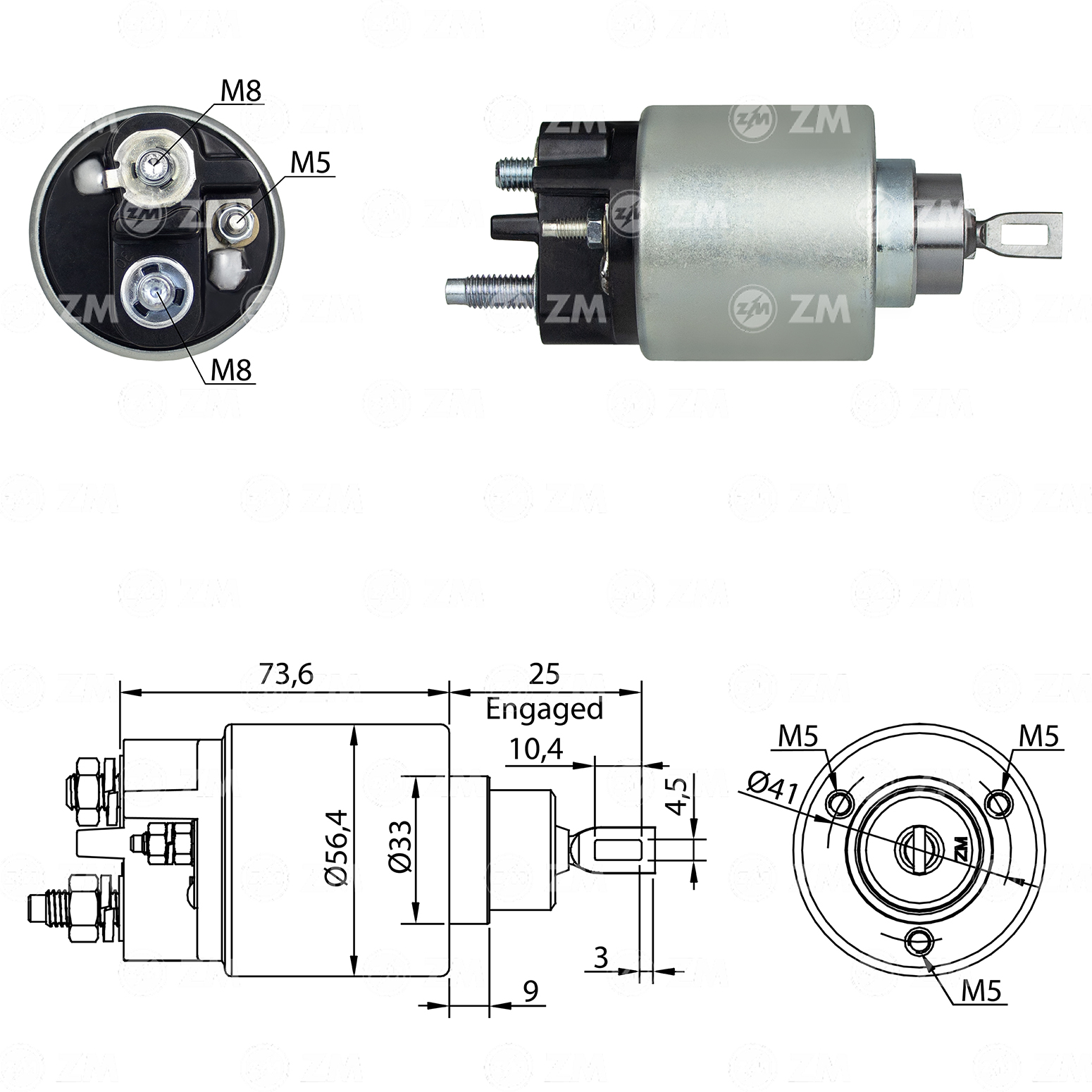 Relé de Partida ZM 679 ZM 679
