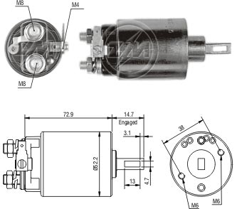 Relé de Partida ZM 685 ZM 685