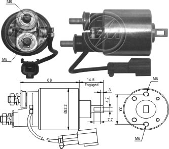 Relé de Partida ZM 718 ZM 718