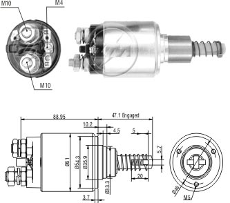 Relé de Partida ZM 732 ZM 732