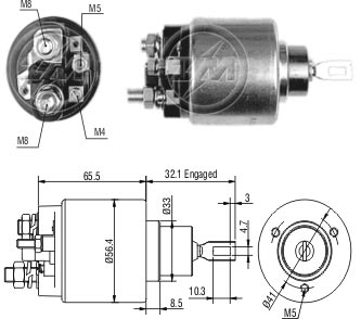 Relé de Partida ZM 771 ZM 771