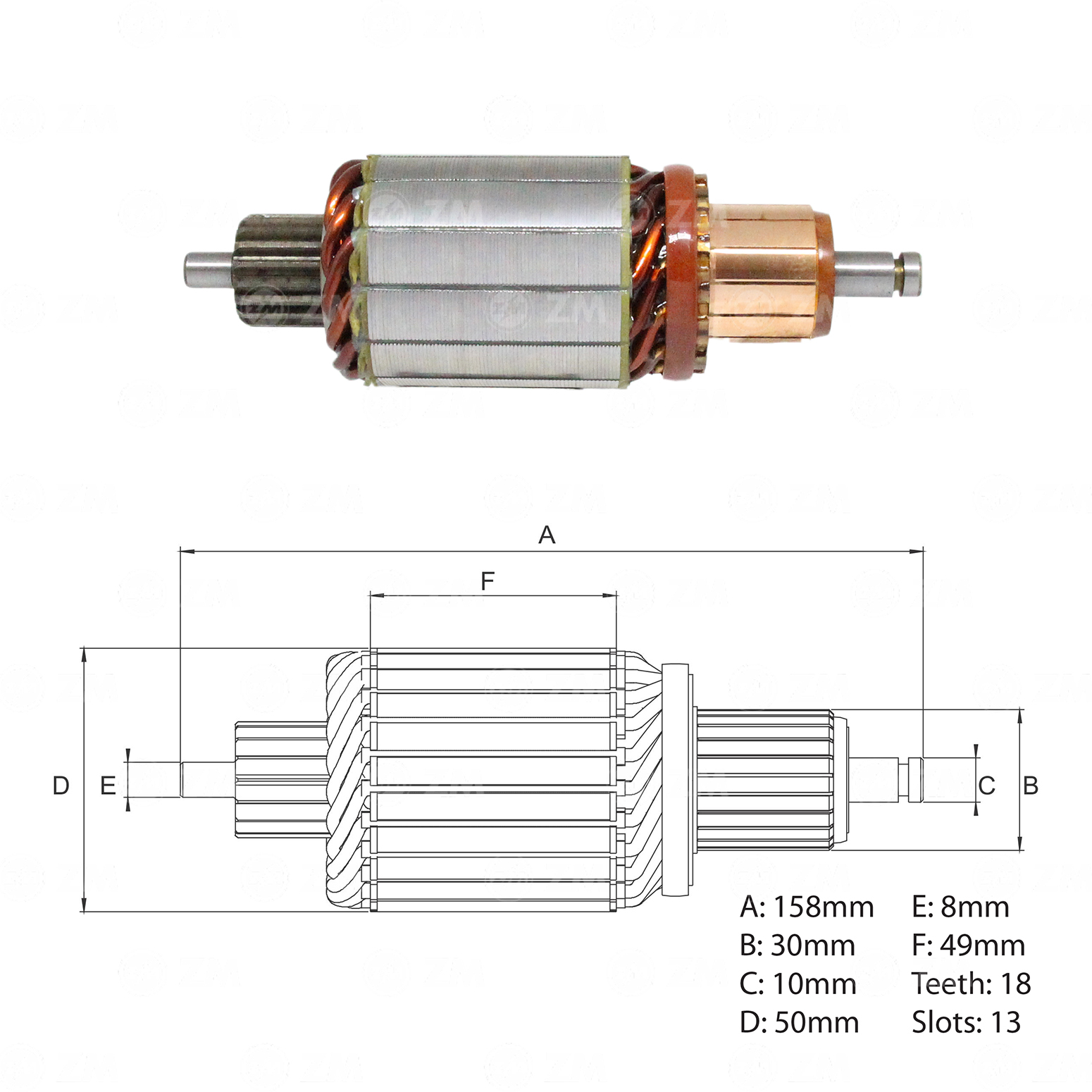 Induzido ZM 83.130.01 ZM 8313001