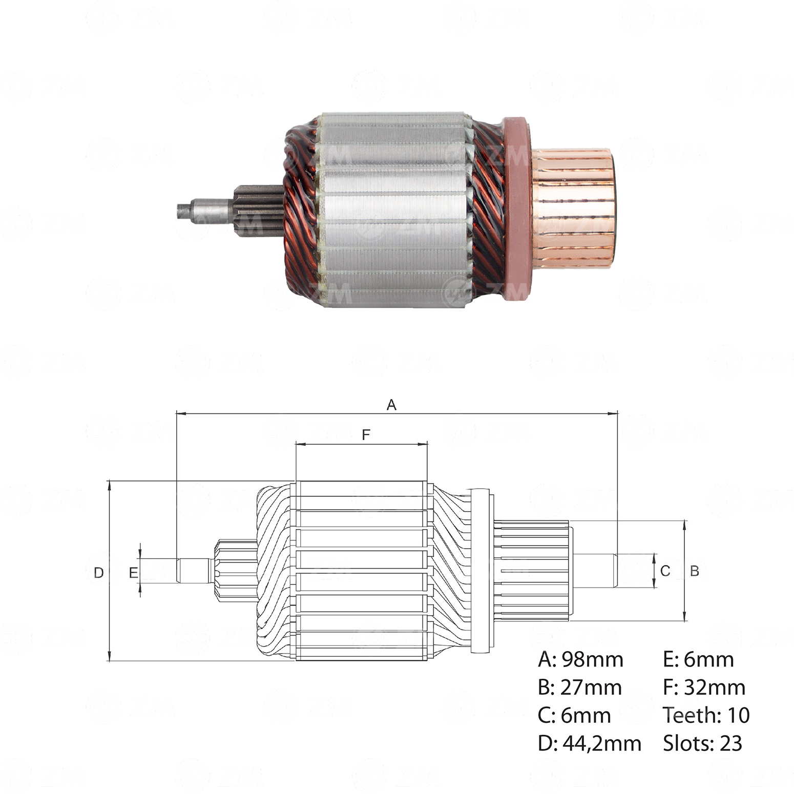 Induzido ZM 83.211.01 ZM 8321101