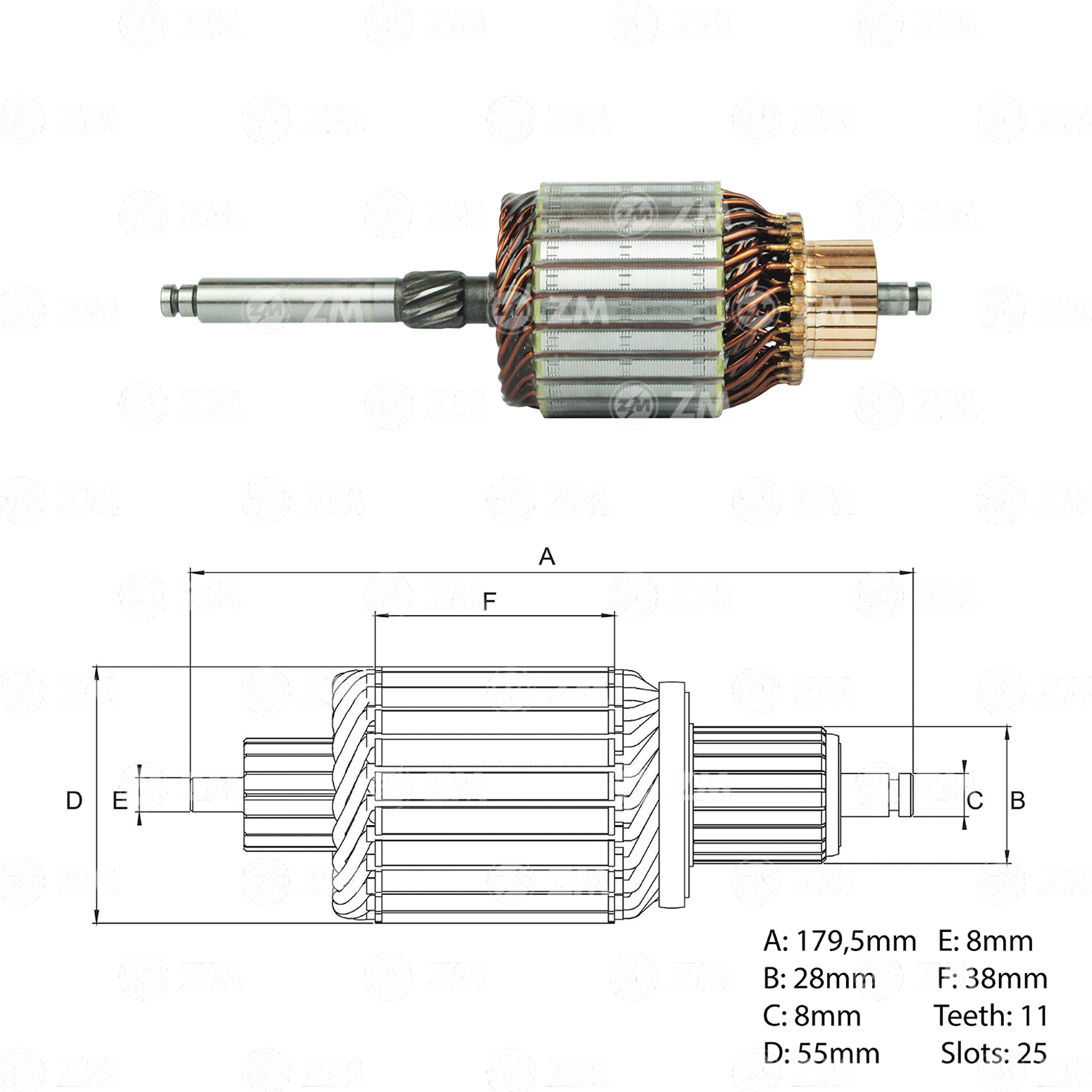 Induzido ZM 83.381.04 ZM 8338104