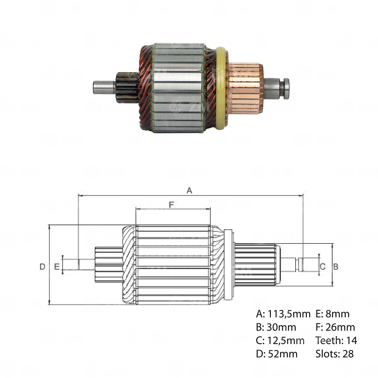 Induzido ZM 83.381.06 ZM 8338106