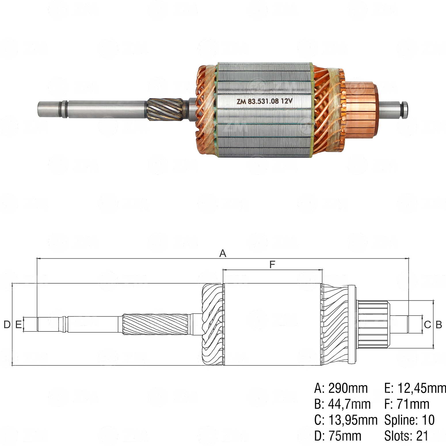 Induzido ZM 83.531.08 ZM 8353108