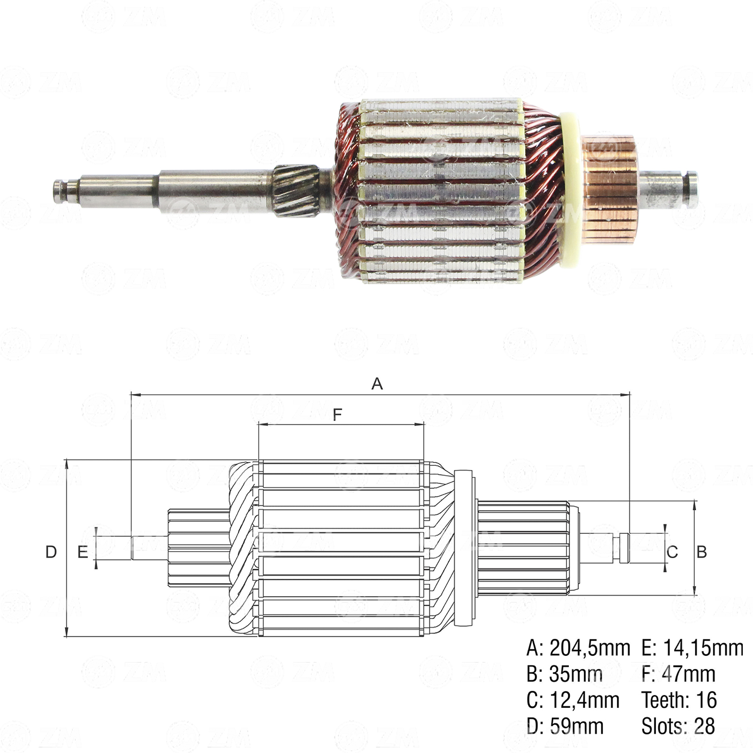 Induzido ZM 83.571.04 ZM 8357104