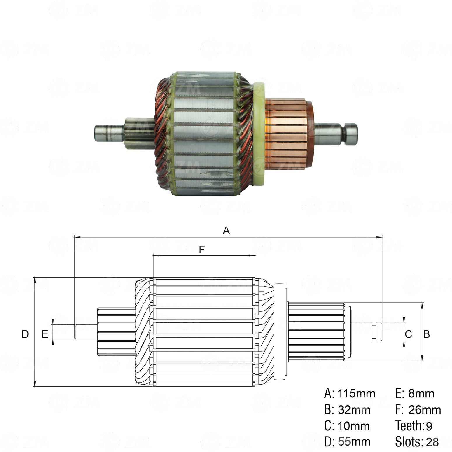 Induzido ZM 83.571.41 ZM 8357141