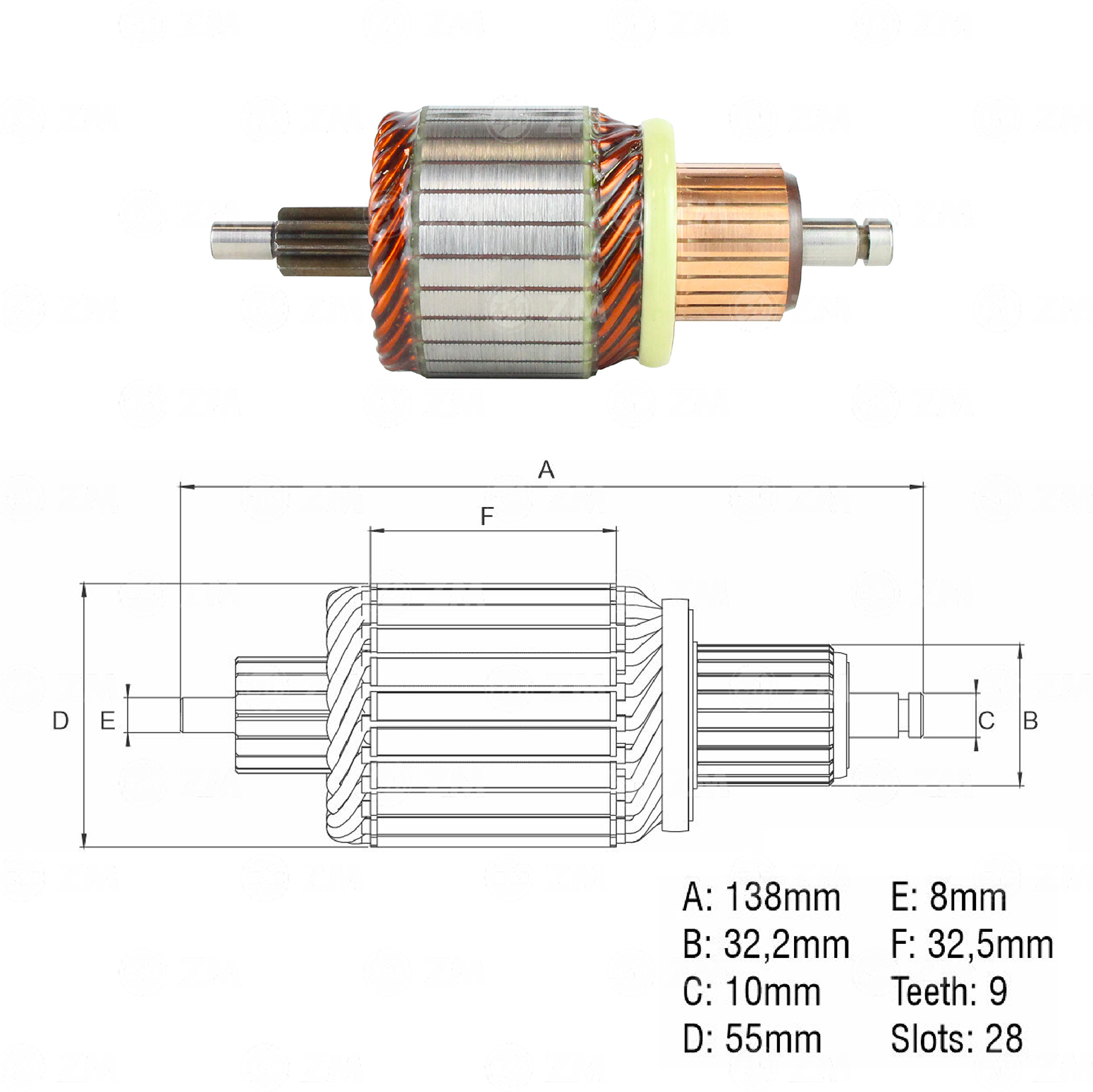 Induzido ZM 83.571.55 ZM 8357155