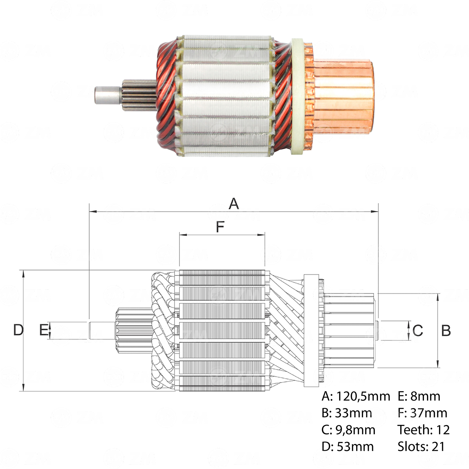 Induzido ZM 83.860.01 ZM 8386001