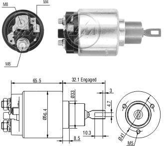 Relé de Partida ZM 871 ZM 871