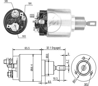 Relé de Partida ZM 877 ZM 877