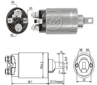 Relé de Partida ZM 895 ZM 895