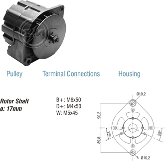 Alternador ZM 90.102.02 ZM 9010202