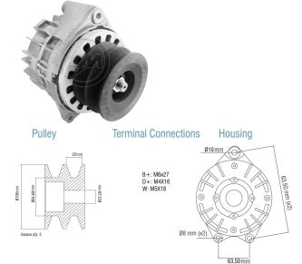 Alternador ZM 90.102.06 ZM 9010206