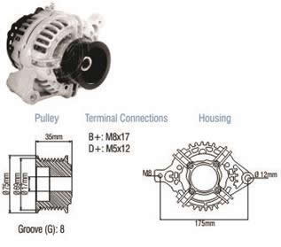 Alternador ZM 90.108.07 ZM 9010807