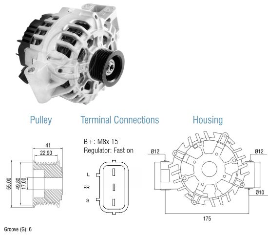 Alternador ZM 90.203.03 ZM 9020303