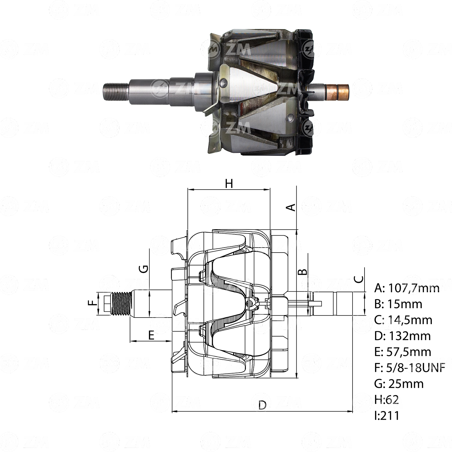 Rotor ZM 93.805.01 ZM 9380501