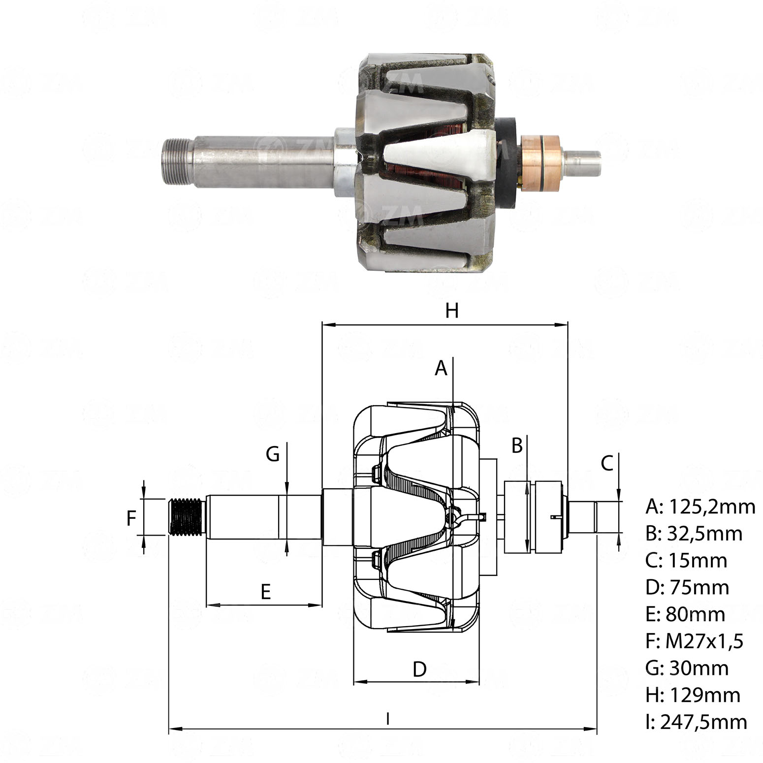 Rotor ZM 93.835.03 ZM 9383503