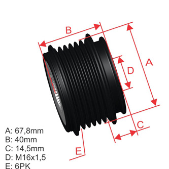 Polia OAP ZM 96.000.31 ZM 9600031