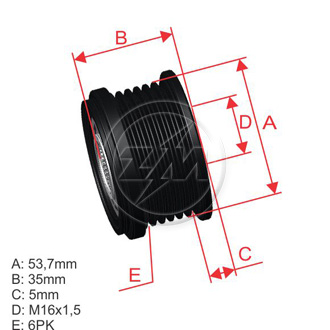 Polia OAP ZM 96.000.49 ZM 9600049