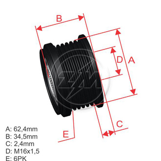 Polia OAP ZM 96.000.61 ZM 9600061