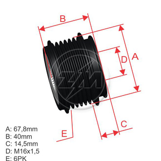 Polia OAP ZM 96.000.63 ZM 9600063
