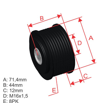 Polia OAP ZM 96.000.64 ZM 9600064