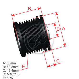 Polia OAP ZM 96.012.05 ZM 9601205
