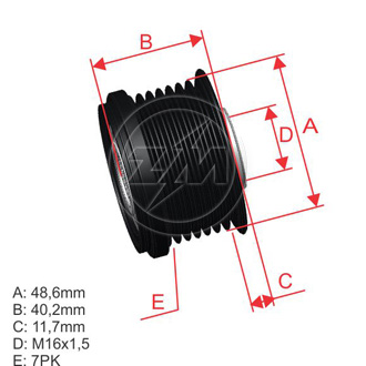 Polia OAP ZM 96.012.08 ZM 9601208