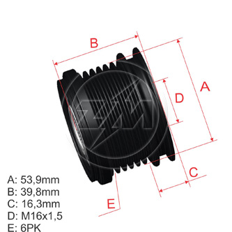 Polia OAP ZM 96.012.10 ZM 9601210