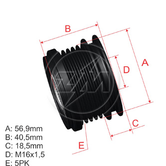 Polia OAP ZM 96.012.25 ZM 9601225