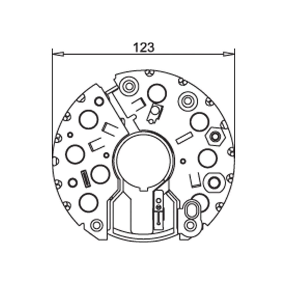 PONTE RETIFICADORA 12V