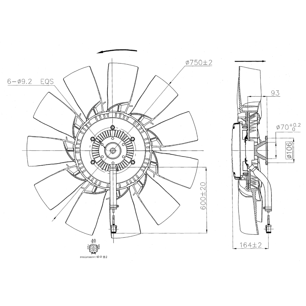 EMBREAGEM VISCOSA
