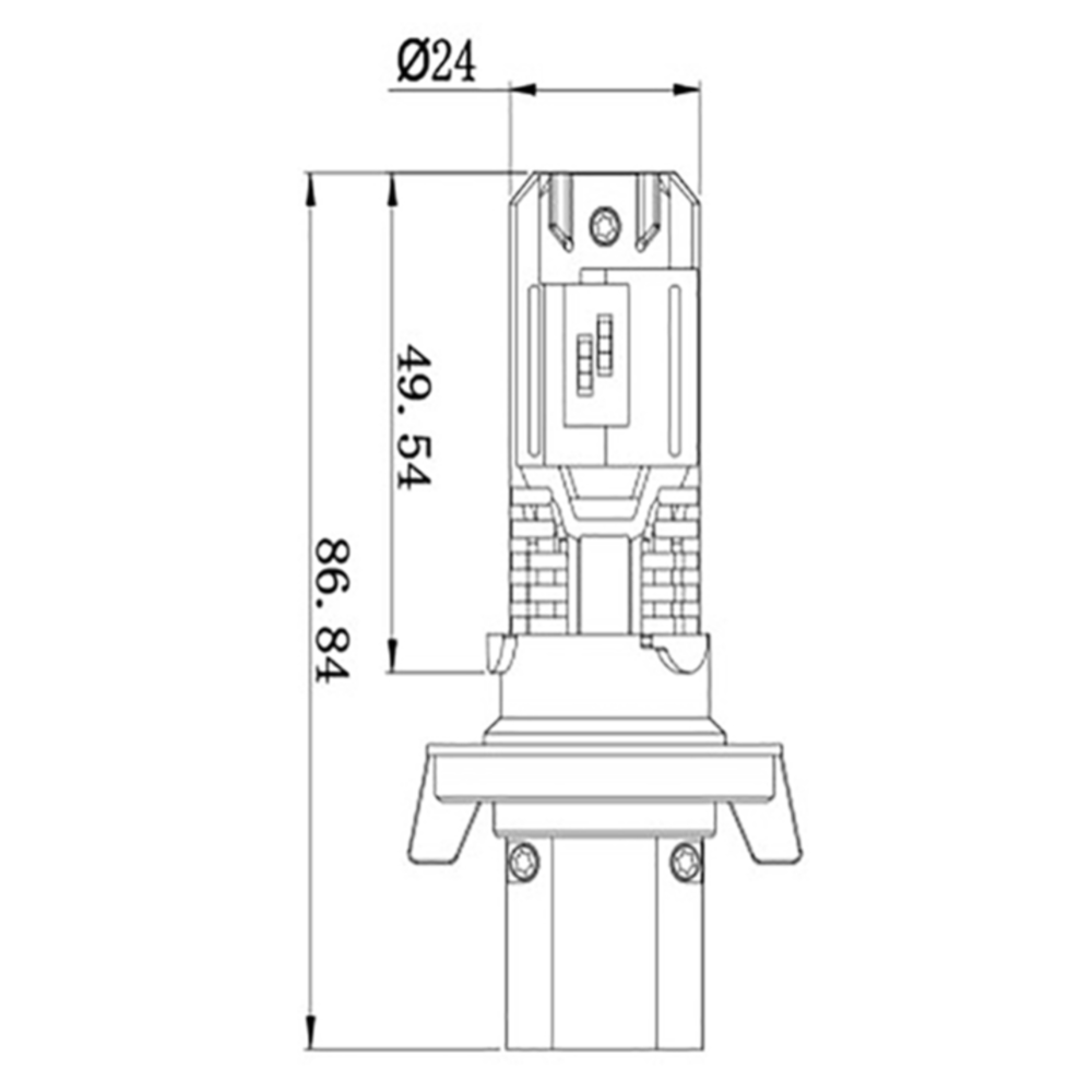 LÂMPADA 9 / 32V 25,00W P26,4T