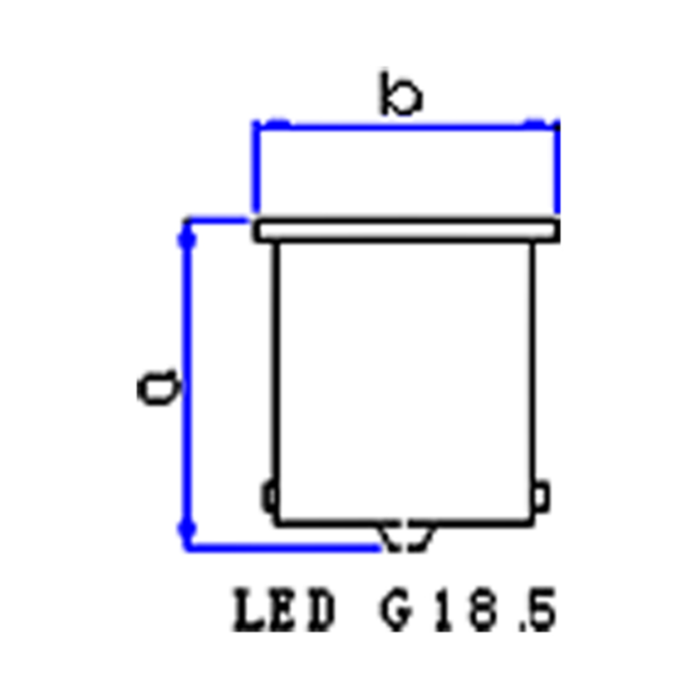 LÂMPADA 24V 1,02W BA15S