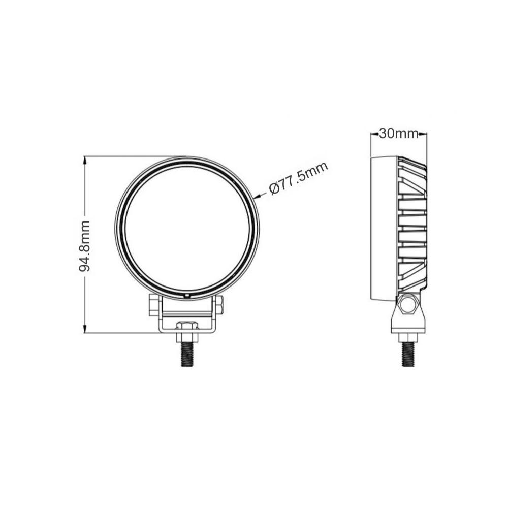 FAROL DE MILHA 932V