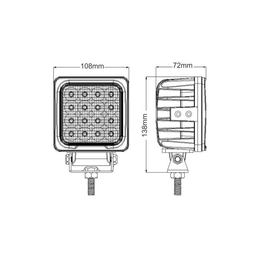 FAROL DE MILHA 932V