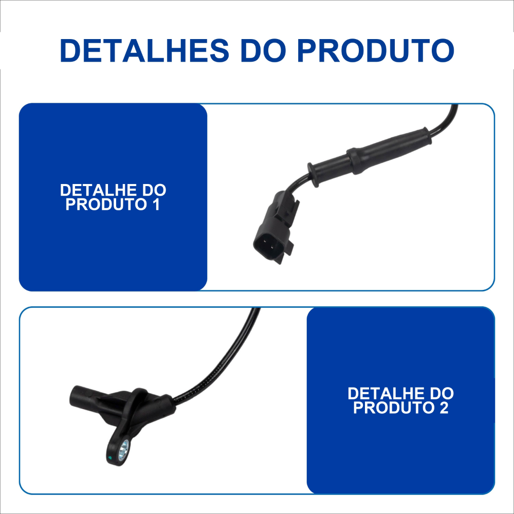 SENSOR ABS DIANTEIRO 12V