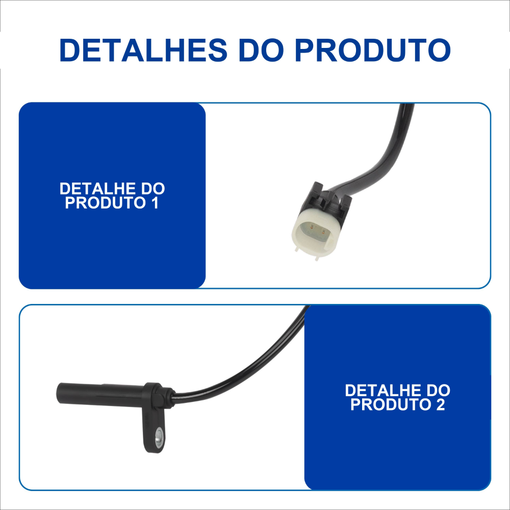 SENSOR ABS TRASEIRO, LADO DIREITO