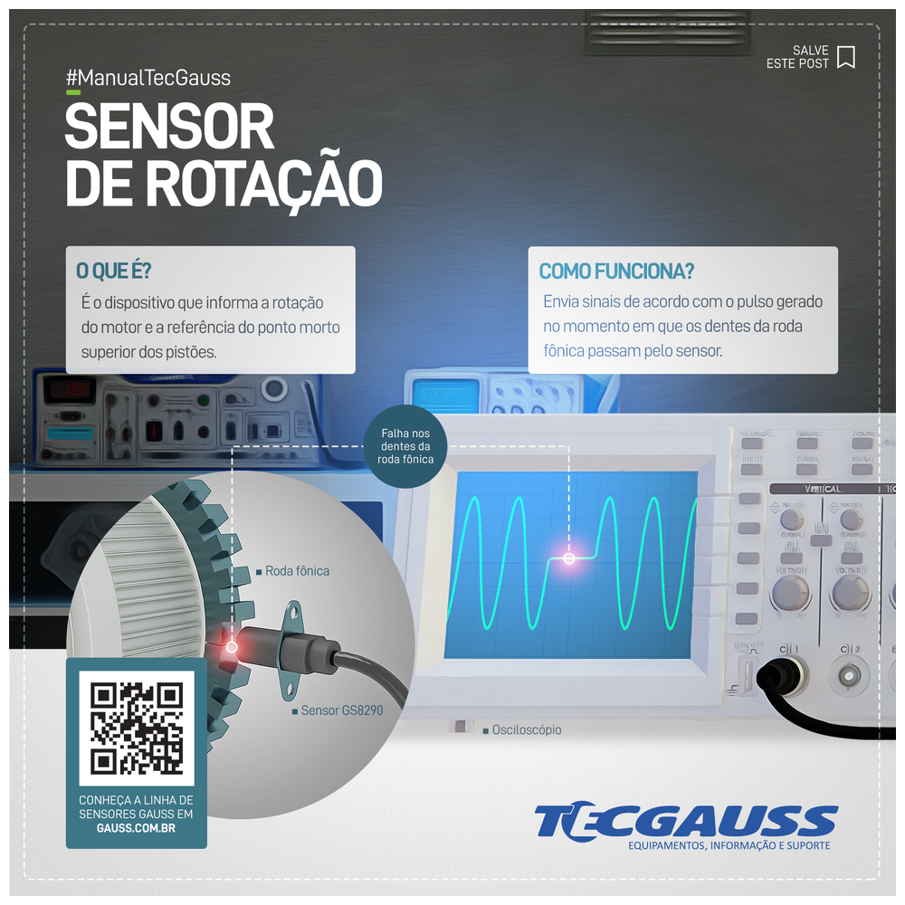 SENSOR DE ROTAÇÃO 12V