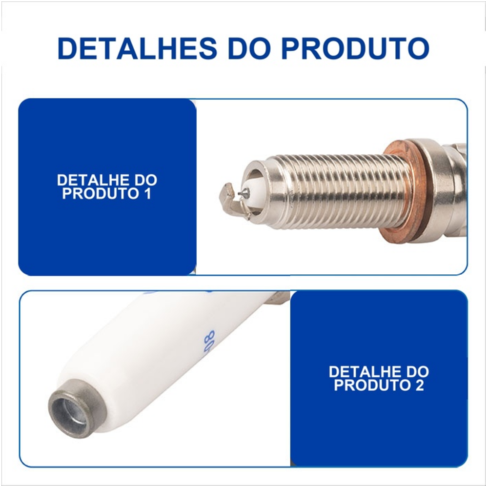 VELA DE IGNIÇÃO - GV8R53I-08 IRÍDIO